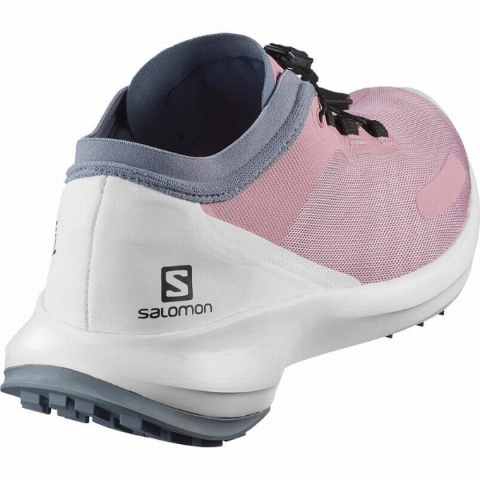 Grey / White Salomon SENSE FEEL W Women's Trail Running Shoes | AE-578OPEZ