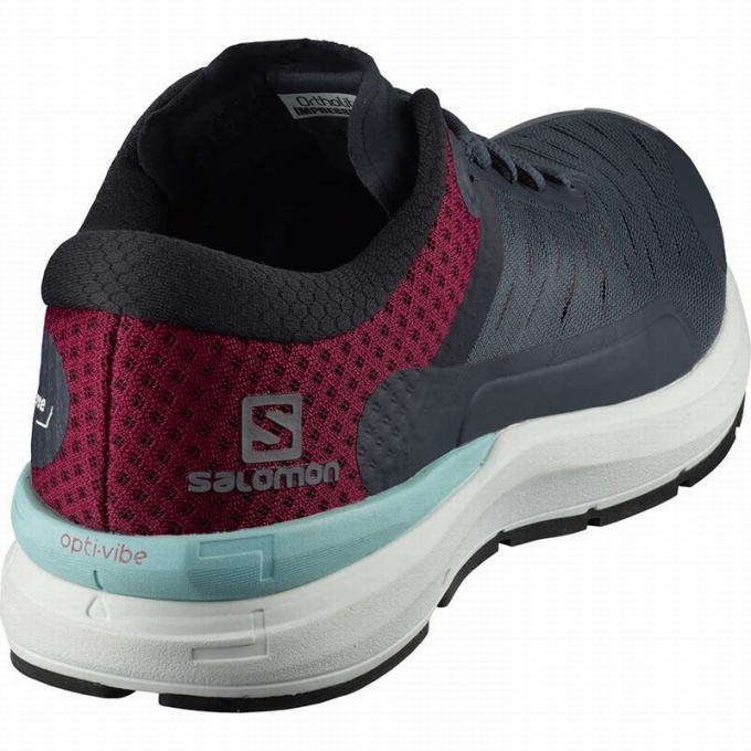 Grey / White Salomon SONIC 3 CONFIDENCE W Women's Running Shoes | AE-894ZCVG