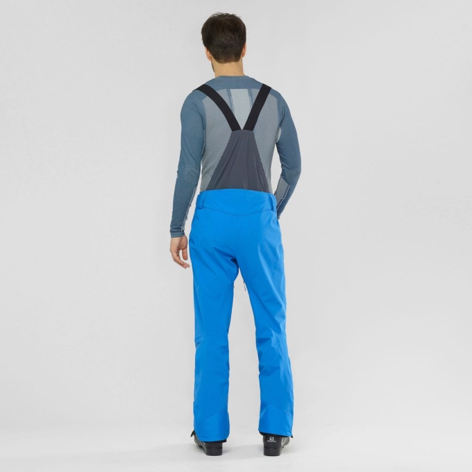 Indigo Bunting Salomon OUTLAW 3L Ski Men's Pants | AE-148SWPR