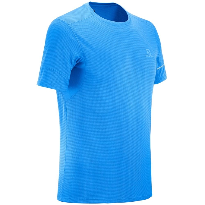 Indigo Salomon AGILE SS M Men's T Shirts | AE-418NLCE