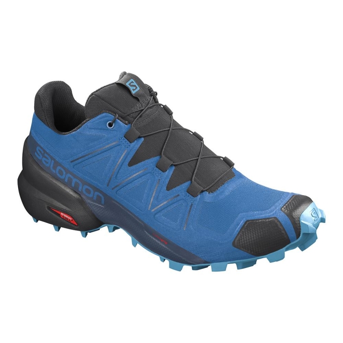 Indigo Salomon SPEEDCROSS 5 Men's Trail Running Shoes | AE-103FEIJ