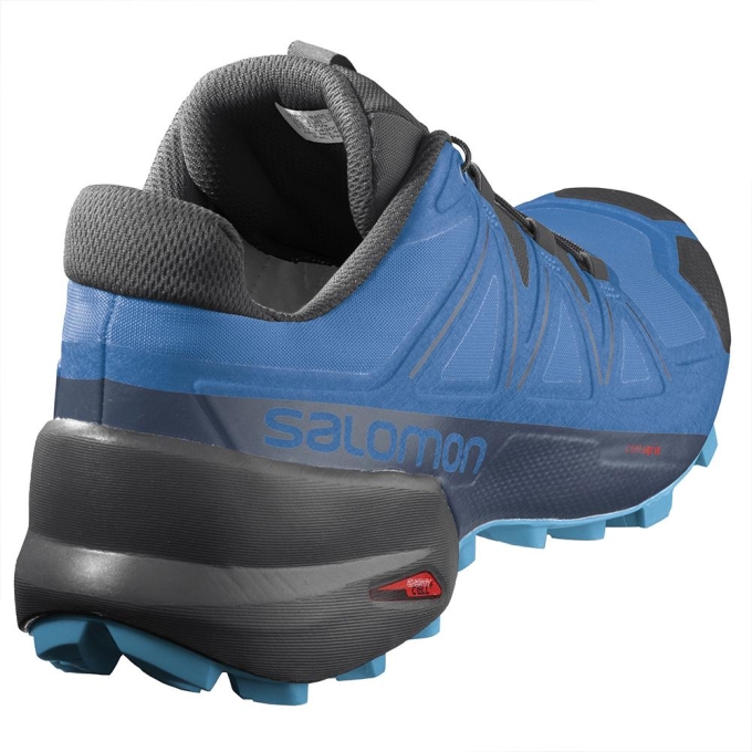 Indigo Salomon SPEEDCROSS 5 Men's Trail Running Shoes | AE-103FEIJ