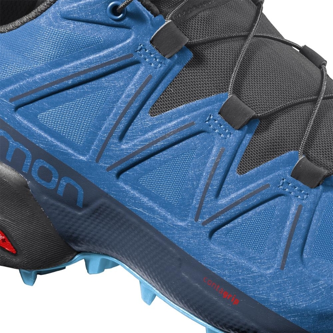 Indigo Salomon SPEEDCROSS 5 Men's Trail Running Shoes | AE-103FEIJ