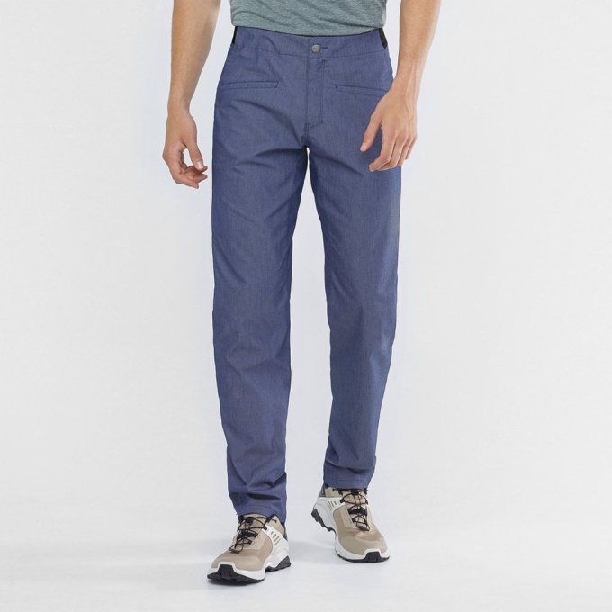 Indigo Salomon WAYFARER TAPERED DENIM Men's Pants | AE-130JAIV