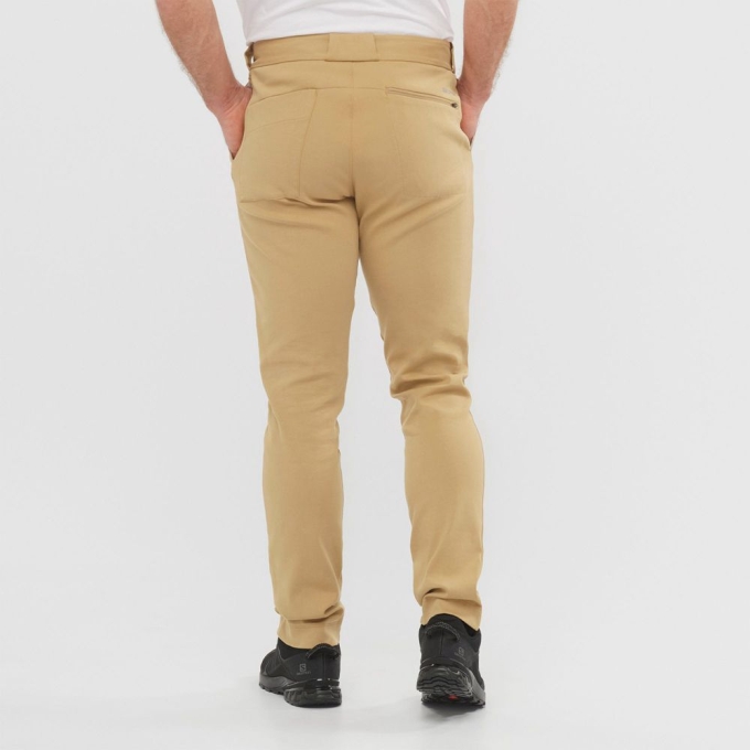 Khaki Salomon OUTLIFE CHINO M Men's Pants | AE-625AGCZ