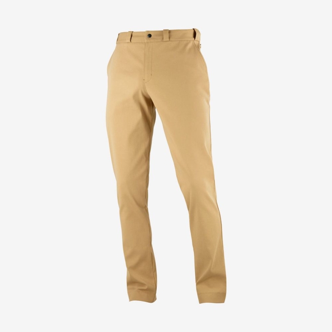 Khaki Salomon OUTLIFE CHINO M Men's Pants | AE-625AGCZ