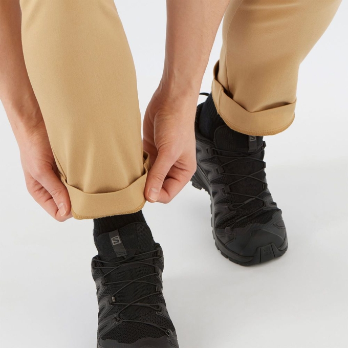 Khaki Salomon OUTLIFE CHINO M Men's Pants | AE-625AGCZ