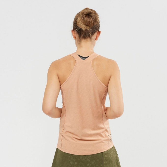 Khaki Salomon XA W Women's Tank | AE-972RDYX