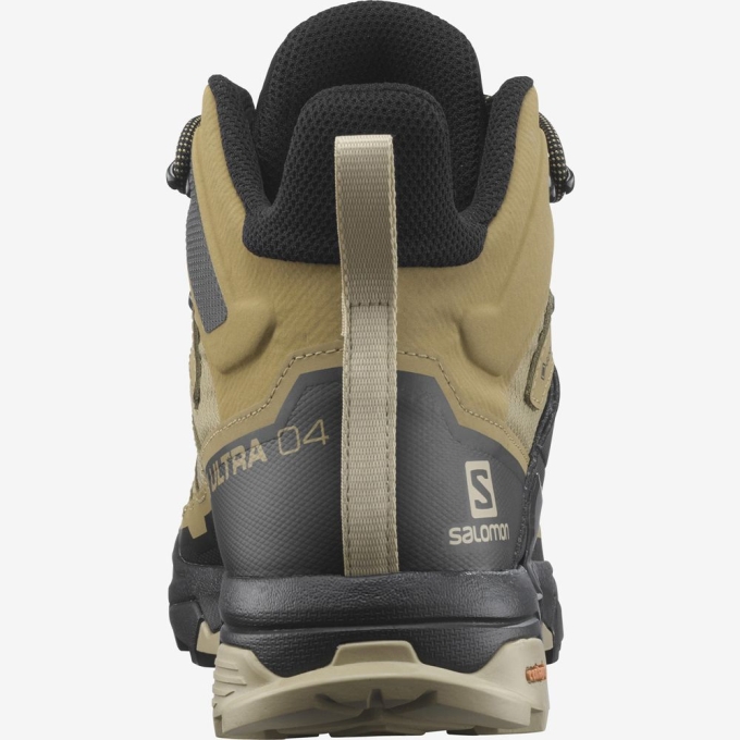 Khaki Salomon X ULTRA 4 MID GORE-TEX Men's Hiking Boots | AE-269BECI