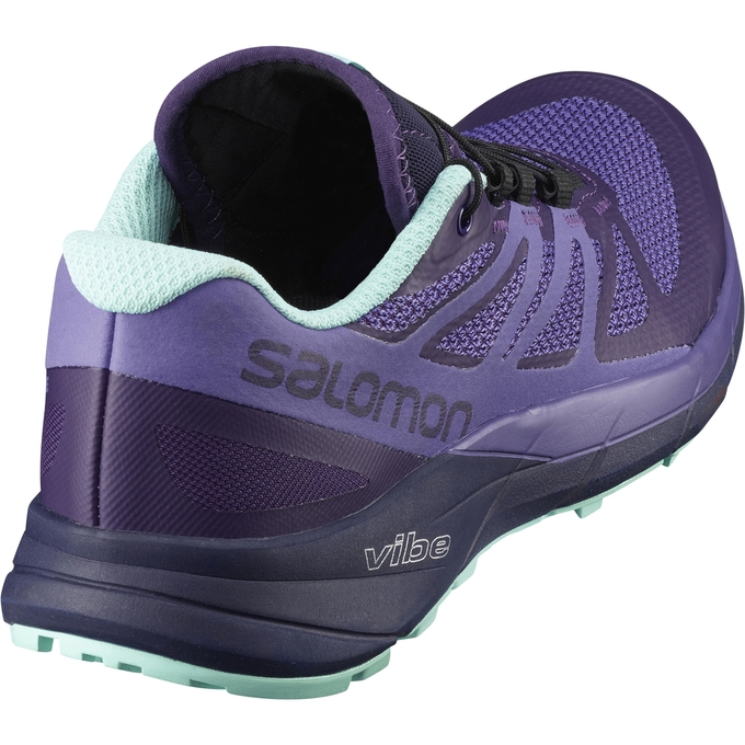 Lavender Salomon SENSE RIDE W Women's Trail Running Shoes | AE-019QFJS