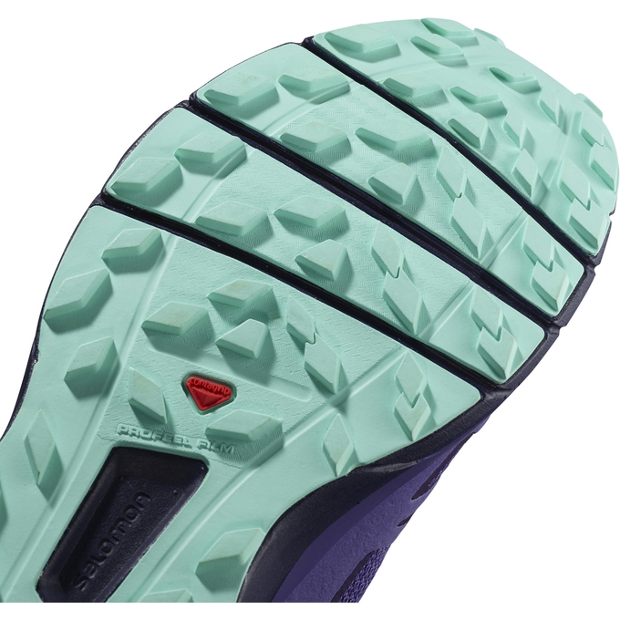 Lavender Salomon SENSE RIDE W Women's Trail Running Shoes | AE-019QFJS