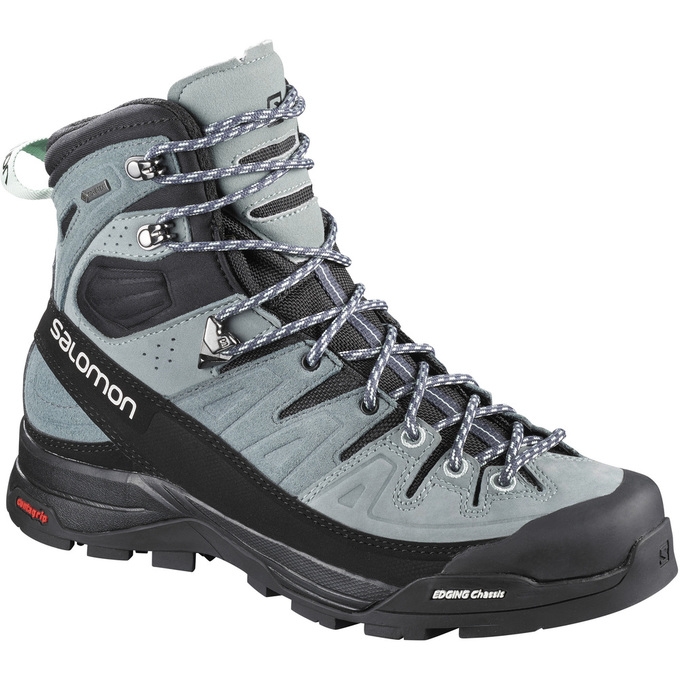 Light Blue / Black Salomon X ALP HIGH LTR GTX W Men\'s Hiking Boots | AE-830WXSA