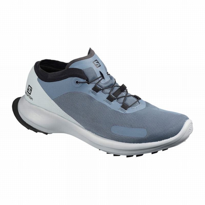 Light Blue Salomon SENSE FEEL Men\'s Trail Running Shoes | AE-368URBG