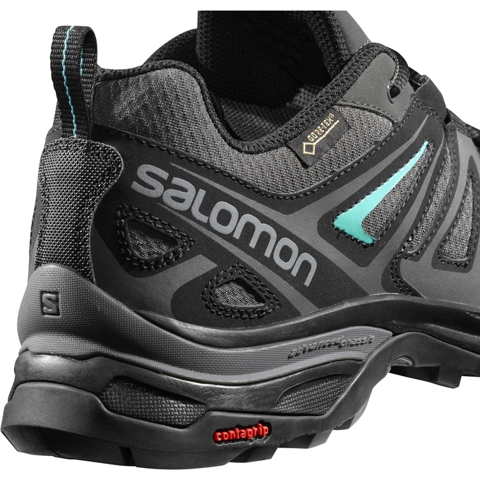 Light Green Salomon X ULTRA 3 PRIME GTX W Women's Hiking Shoes | AE-320OHCT