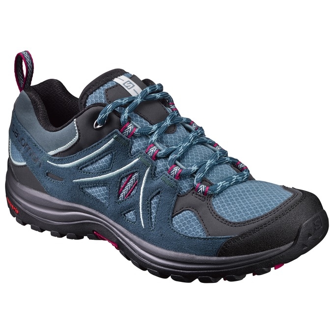 Light Turquoise / Black Salomon ELLIPSE 2 AERO W Women\'s Hiking Shoes | AE-608QLAE