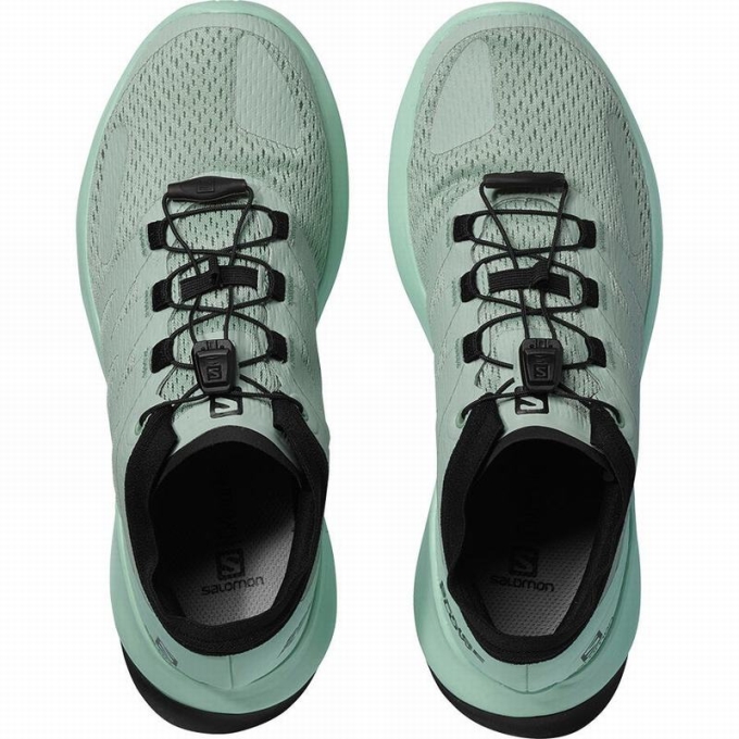 Light Turquoise / Black Salomon SENSE FLOW W Women's Trail Running Shoes | AE-408XBMJ