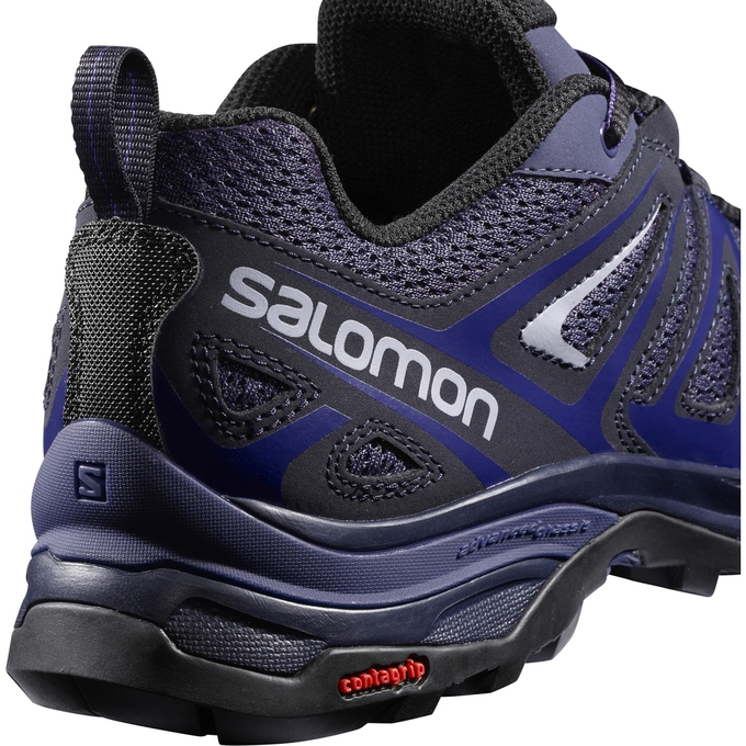 Light Turquoise / Black Salomon X ULTRA 3 PRIME W Women's Hiking Shoes | AE-195YOID