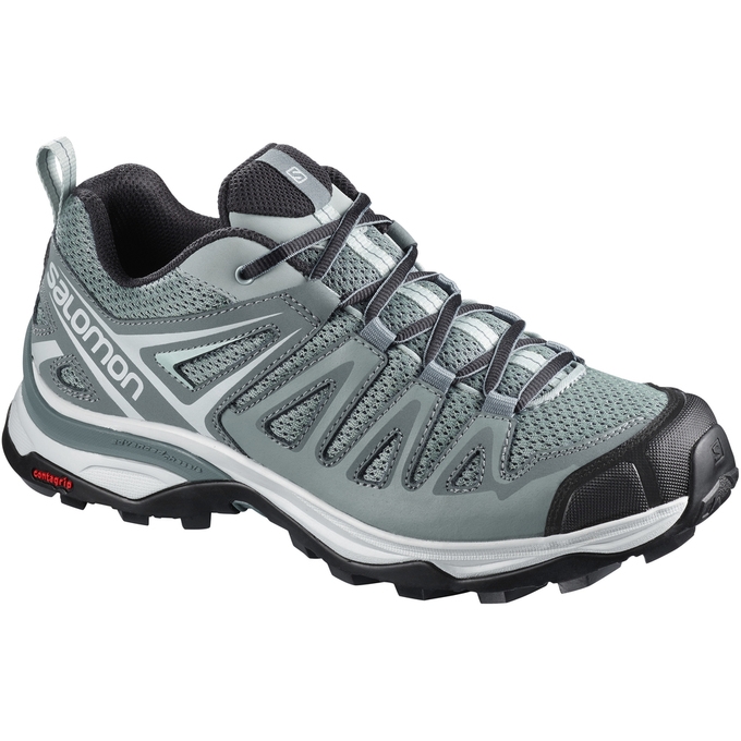 Light Turquoise / Black Salomon X ULTRA 3 PRIME W Women\'s Hiking Shoes | AE-195YOID