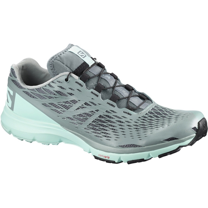 Light Turquoise / Grey Salomon XA AMPHIB W Women\'s Running Shoes | AE-694HPAX