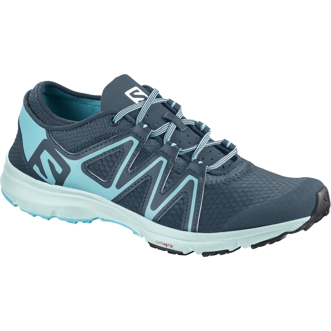 Light Turquoise / Navy Salomon CROSSAMPHIBIAN SWIFT W Women\'s Water Shoes | AE-217CQOF