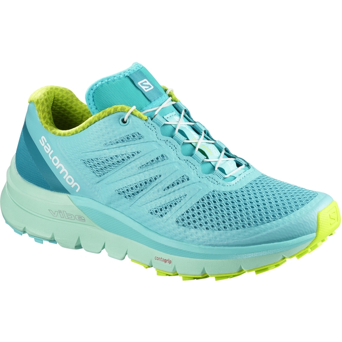 Light Turquoise Salomon SENSE PRO MAX W Women\'s Trail Running Shoes | AE-487TSPD