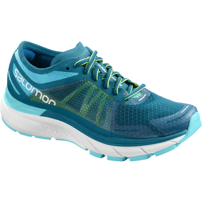 Light Turquoise Salomon SONIC RA MAX W Women\'s Running Shoes | AE-859RZTP