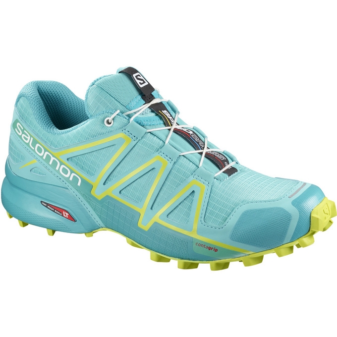 Light Turquoise Salomon SPEEDCROSS 4 W Women\'s Trail Running Shoes | AE-069RQBK