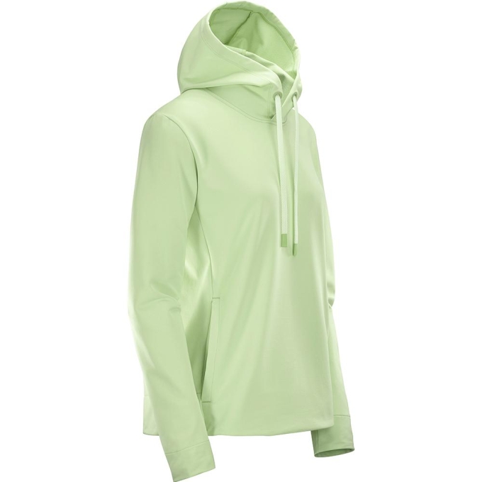 Lightgreen Salomon COMET MID W Women's Hoodie | AE-620TORG