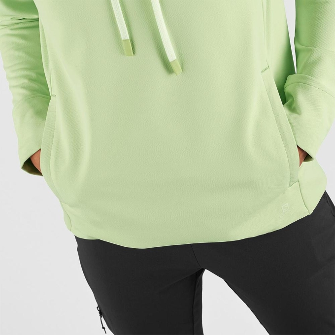 Lightgreen Salomon COMET MID W Women's Hoodie | AE-620TORG