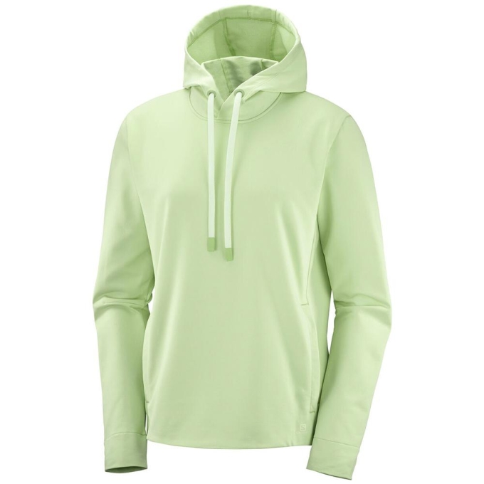 Lightgreen Salomon COMET MID W Women\'s Hoodie | AE-620TORG