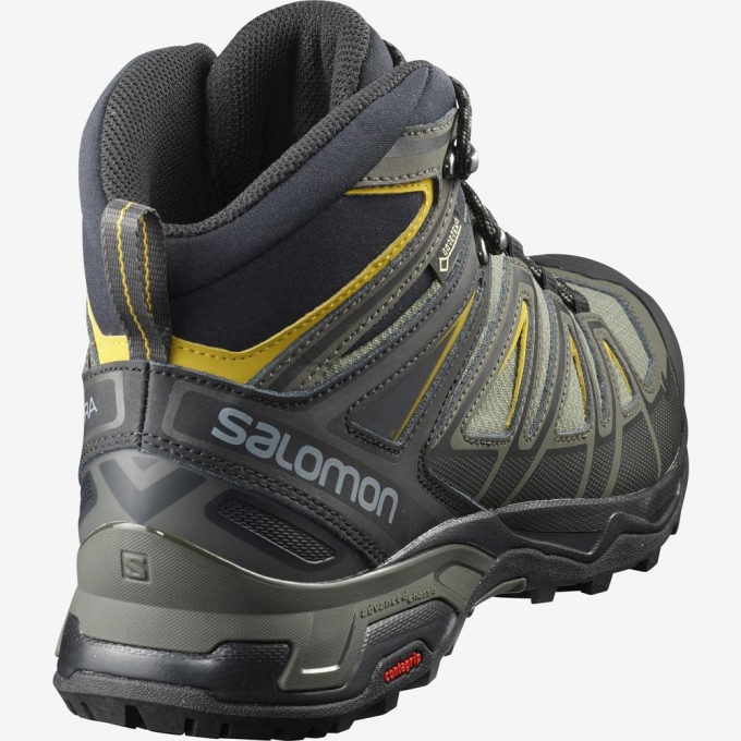 Multicolor Salomon X ULTRA 3 WIDE MID GORE-TEX Men's Hiking Boots | AE-876QJNA