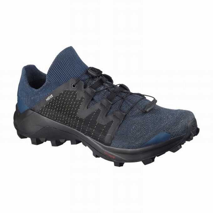 Navy / Black Salomon CROSS W /PRO Women\'s Trail Running Shoes | AE-476NYJK