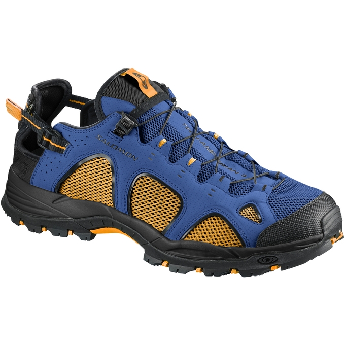 Navy / Black Salomon TECHAMPHIBIAN 3 Men\'s Water Shoes | AE-460JRMV