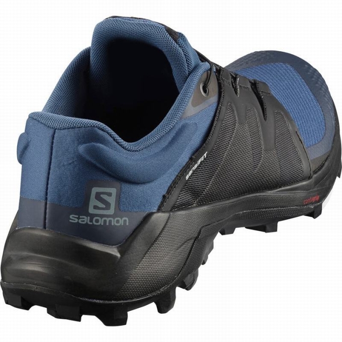 Navy / Black Salomon WILDCROSS Men's Trail Running Shoes | AE-698WXNH