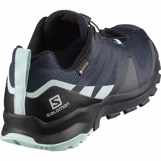 Navy / Black Salomon XA ROGG GTX W Women's Trail Running Shoes | AE-592LYOX