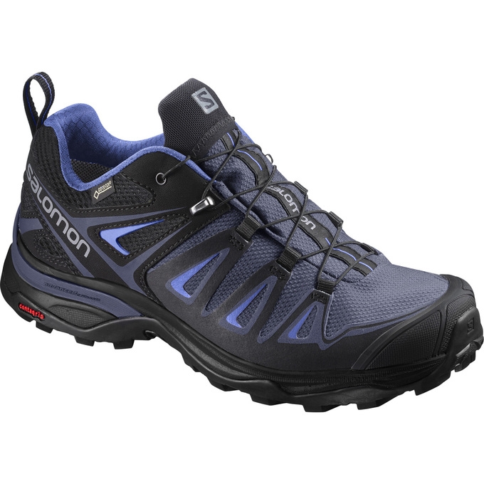 Navy / Black Salomon X ULTRA 3 GTX W Women\'s Hiking Shoes | AE-504WREL