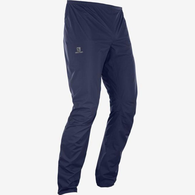 Navy Salomon BONATTI WP UNISEX Men's Pants | AE-541XFWB