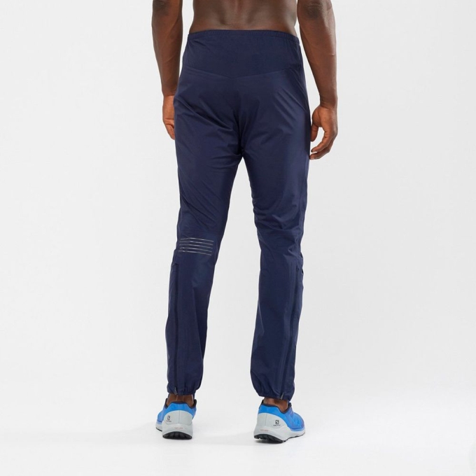 Navy Salomon BONATTI WP UNISEX Men's Pants | AE-541XFWB