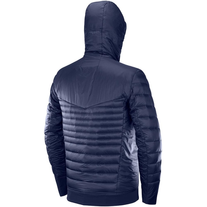 Navy Salomon OUTSPEED DOWN JKT M Men's Jackets | AE-830XSOQ