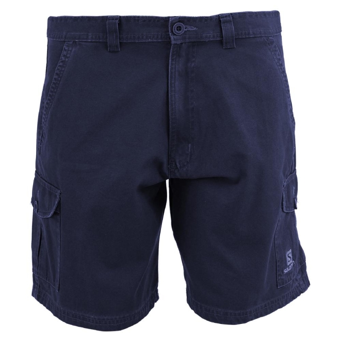 Navy Salomon POCKET M Men\'s Shorts | AE-827CYKP