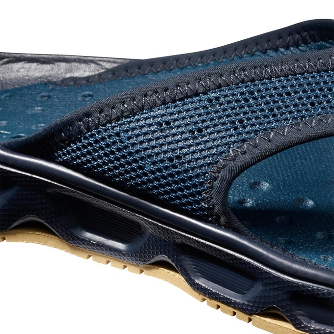 Navy Salomon RX BREAK 4.0 Men's Flip Flops | AE-614JQIO