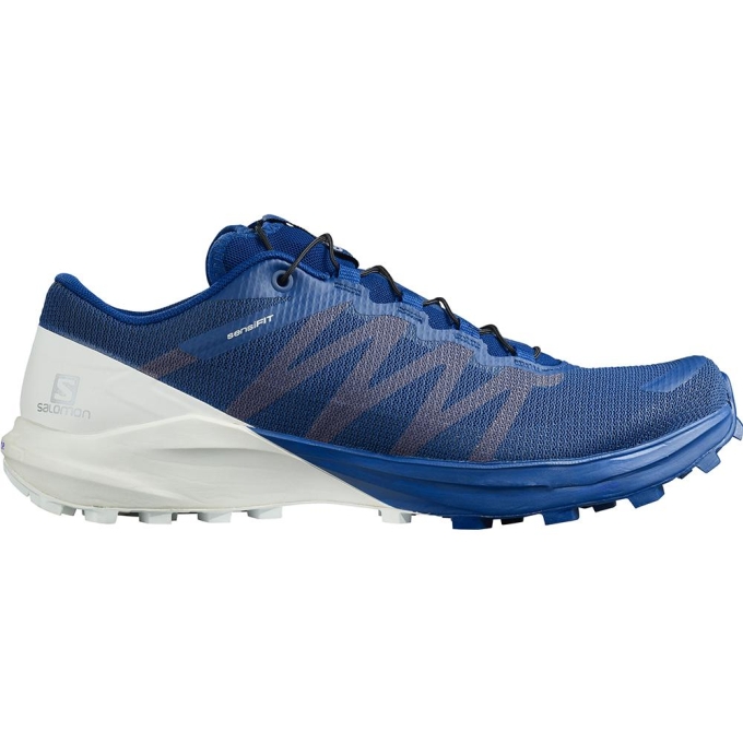 Navy Salomon SENSE PRO 4 Men\'s Road Running Shoes | AE-531PDZW