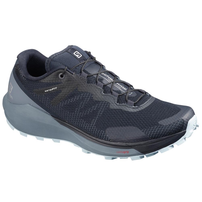 Navy Salomon SENSE RIDE 3 W Women's Road Running Shoes | AE-705WCPQ