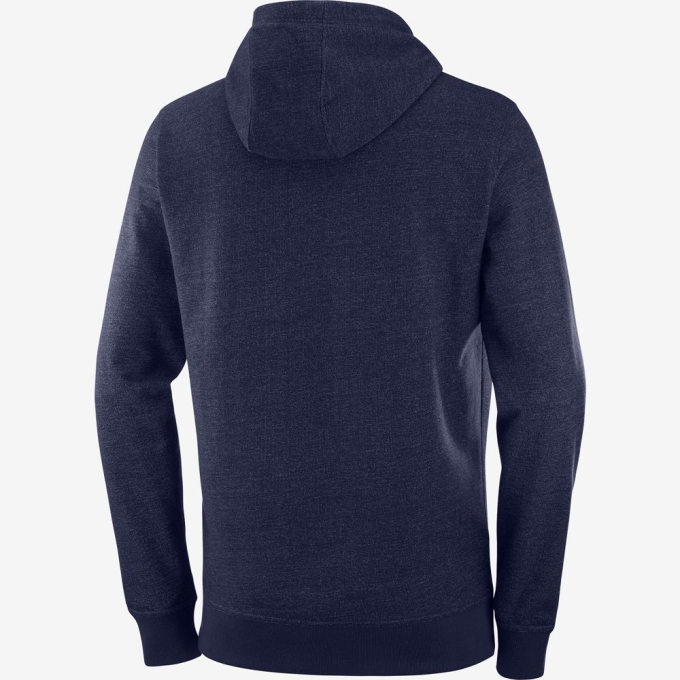 Navy Salomon SHIFT HOODIE M Men's Midlayers | AE-625NQKX