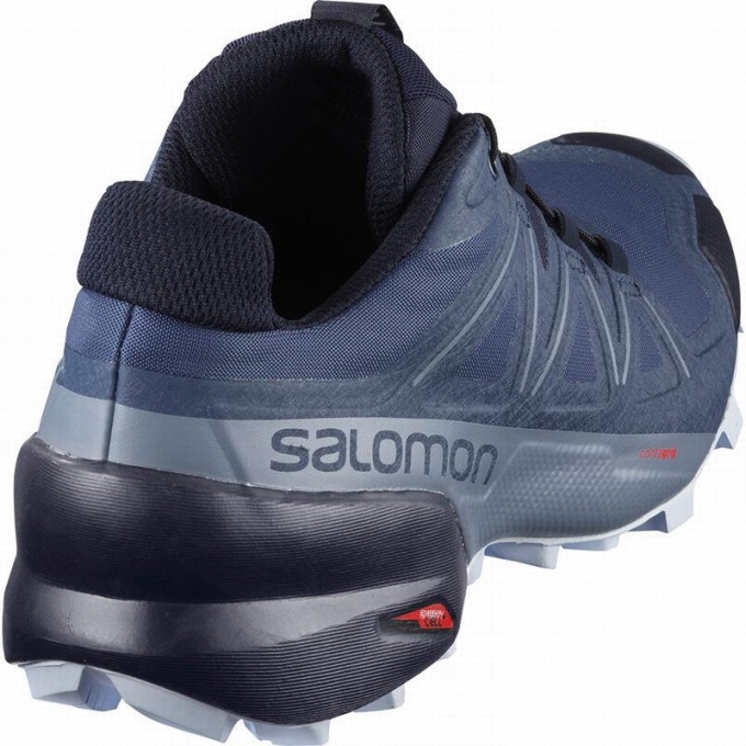 Navy Salomon SPEEDCROSS 5 Women's Trail Running Shoes | AE-973MJYT