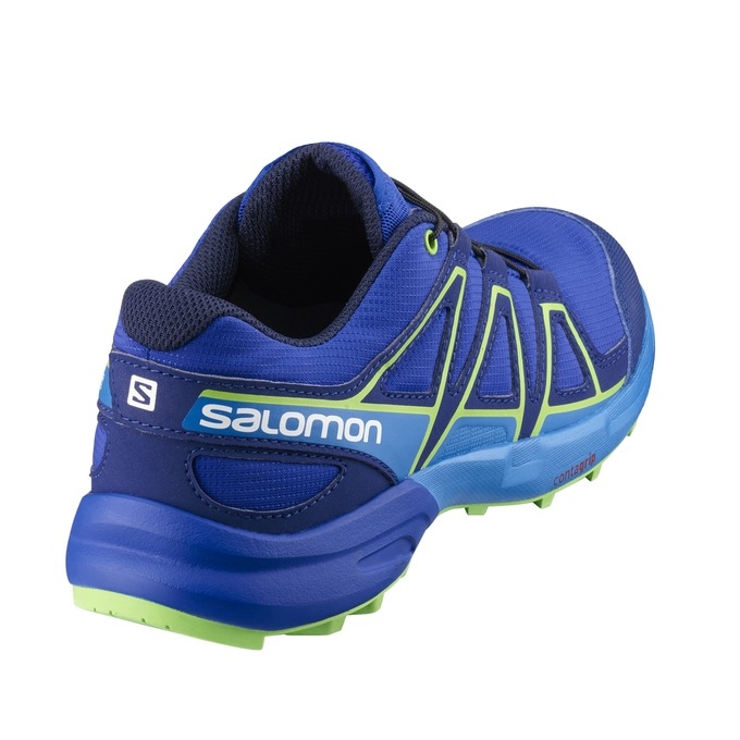 Navy Salomon SPEEDCROSS J Kids' Trail Running Shoes | AE-192KRSF