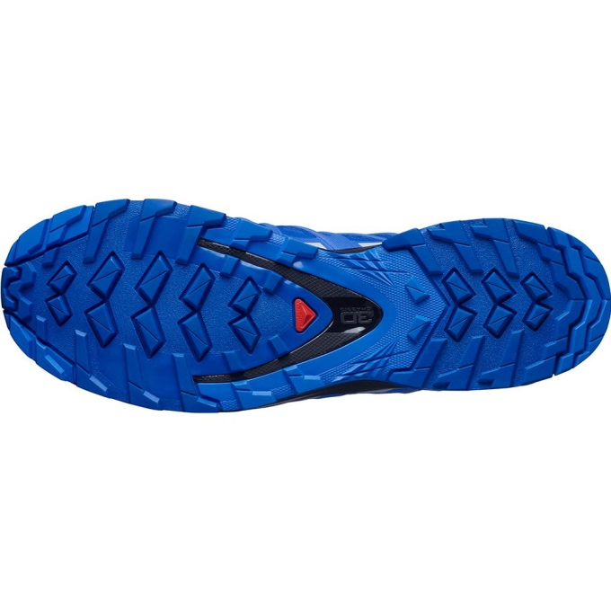 Navy Salomon XA PRO 3D V8 GORE-TEX Men's Trail Running Shoes | AE-350MVTK