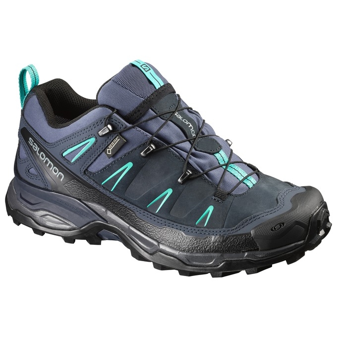 Navy Salomon X ULTRA LTR GTX W Women\'s Hiking Shoes | AE-753WULE