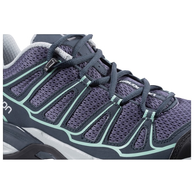 Navy Salomon X ULTRA PRIME W Women's Hiking Shoes | AE-285GAOQ