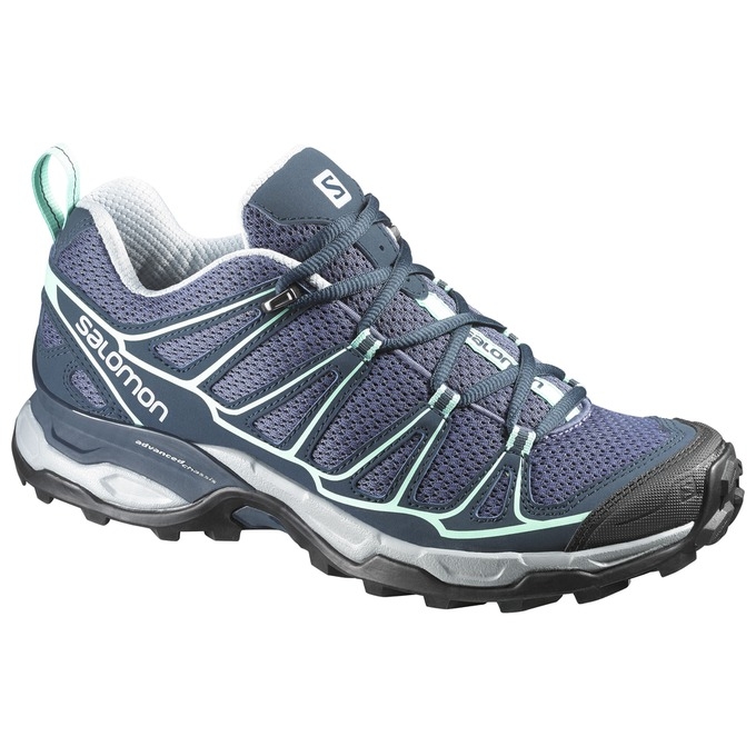 Navy Salomon X ULTRA PRIME W Women\'s Hiking Shoes | AE-285GAOQ